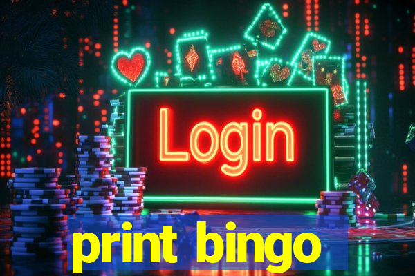 print bingo